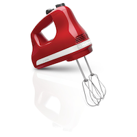KitchenAid® Ultra Power™ 5-Speeds Hand Mixer w/ Turbo Beater Empire Red