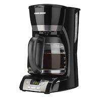Black & Decker 12-cup Programmable Coffee Maker Front_Three_Fourths_Angled_Left