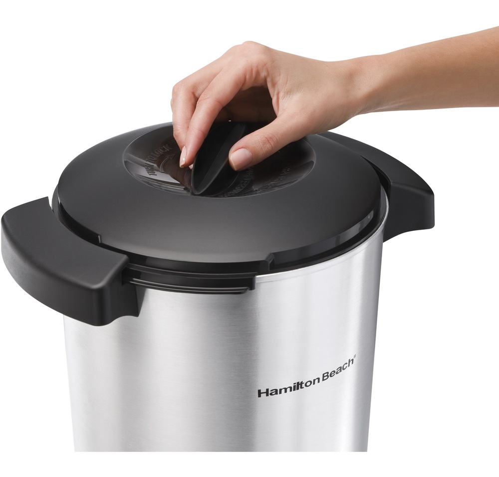 Hamilton Beach Coffee Urn w/ 2way Dispenser, Stainless Steel, 15 to 45