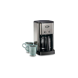 Cuisinart® Brew Central Programmable Coffee Maker w/ Glass Carafe, Stainless Steel, 12 Cups Front_Angled_Right