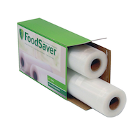 FoodSaver Heat-Seal Vacuum Sealer Roll, 11-in x 16-ft, 2-pk Front_Three_Fourths_Angled_Right
