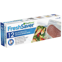 FoodSaver® Gallon Zipbags, 12-pk Front_Angled_Right