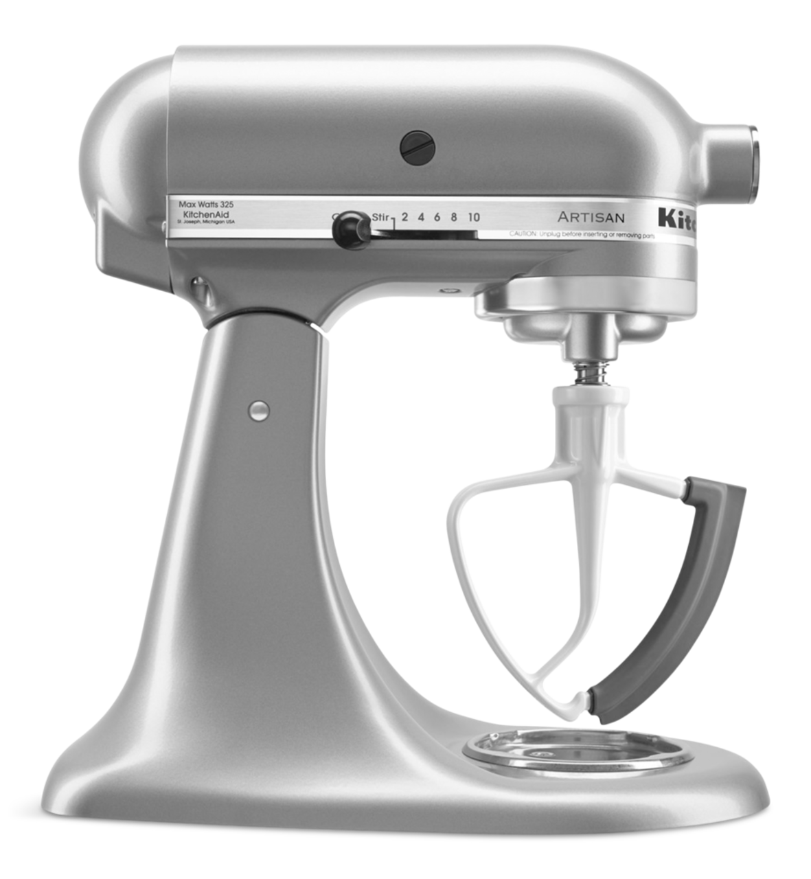 Flex Edge Beater for KitchenAid Bowl-Lift Stand Mixer - 6 Quart Flat Beater  Paddle with Flexible Silicone Edges