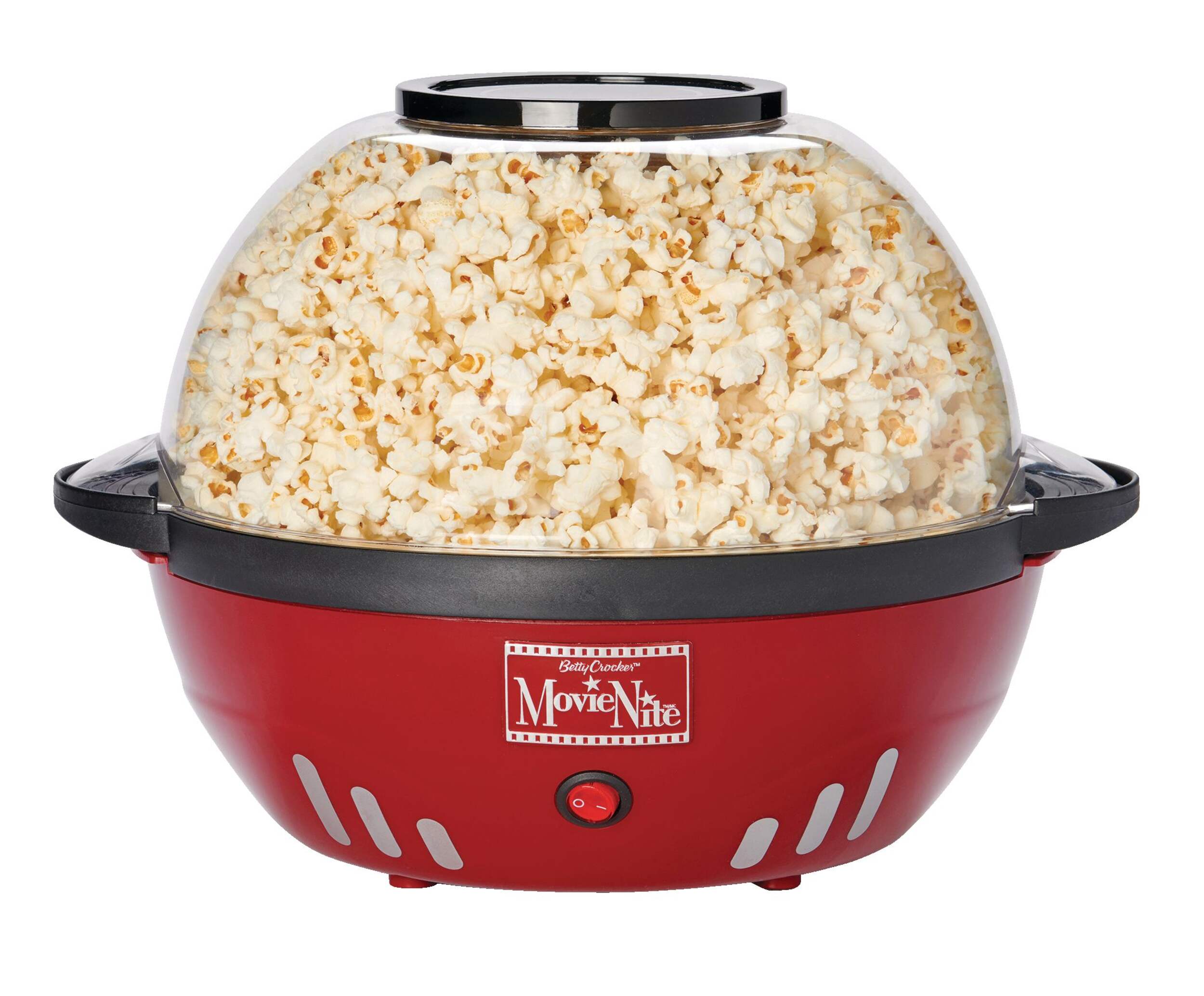 Betty Crocker Movie Nite Popcorn Maker, Red, 24 Cups Front_Elevated