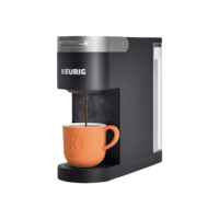 Keurig® K-Slim Single Serve Coffee Maker, Black Front_Three_Fourths_Angled_Left