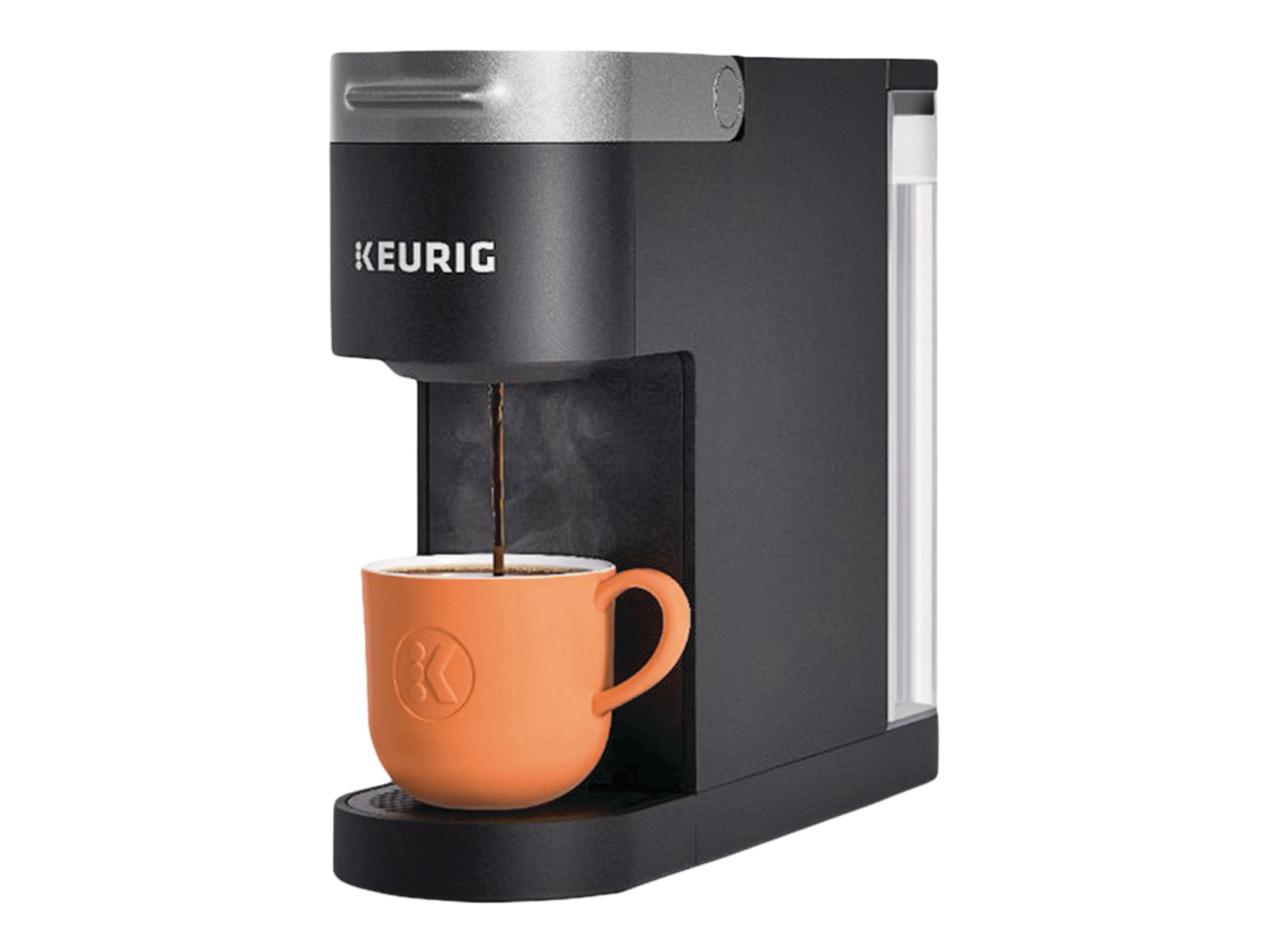Keurig® K-Slim Single Serve Coffee Maker, Black Front_Three_Fourths_Angled_Left