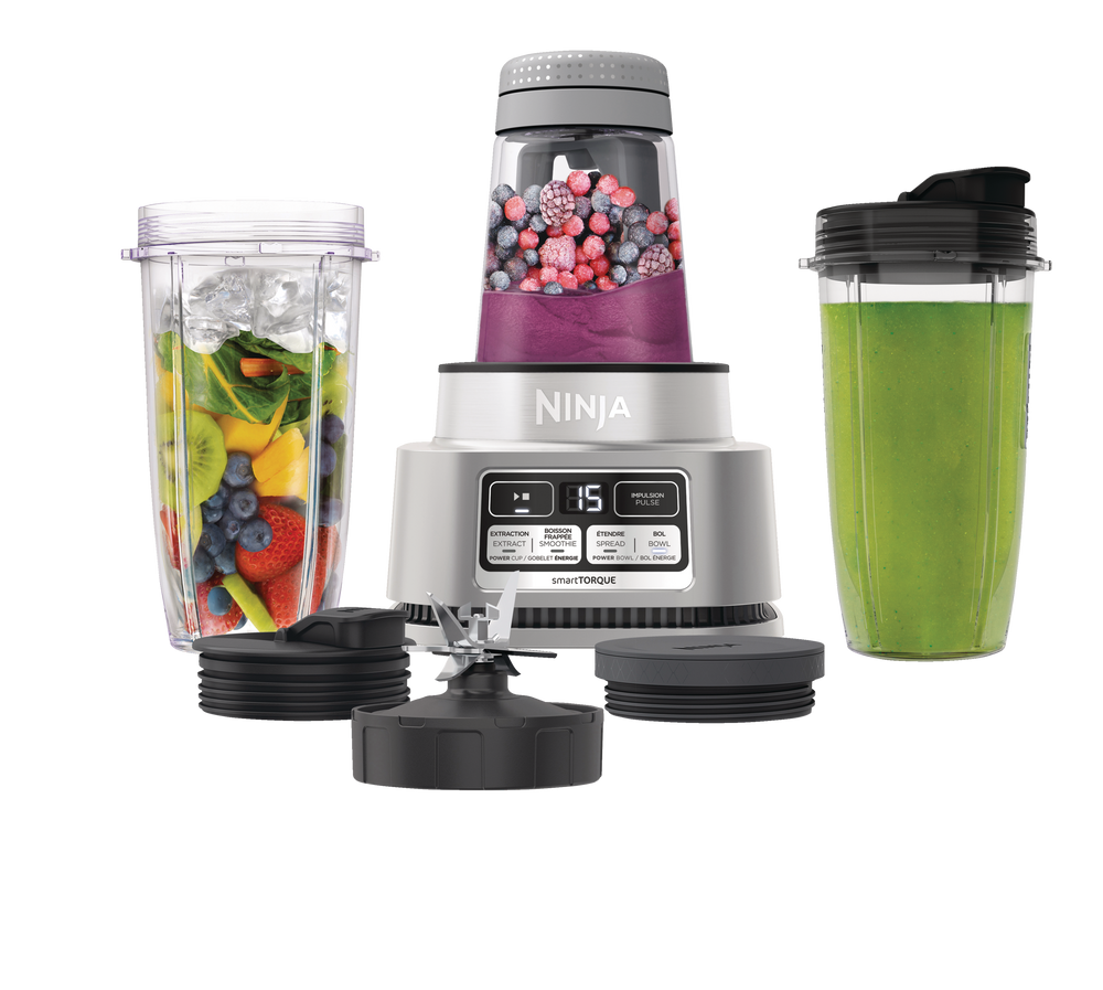 Ninja® Foodi™ Power Nutri™ Duo® SingleServe Blender w/ 2 Travel Jars