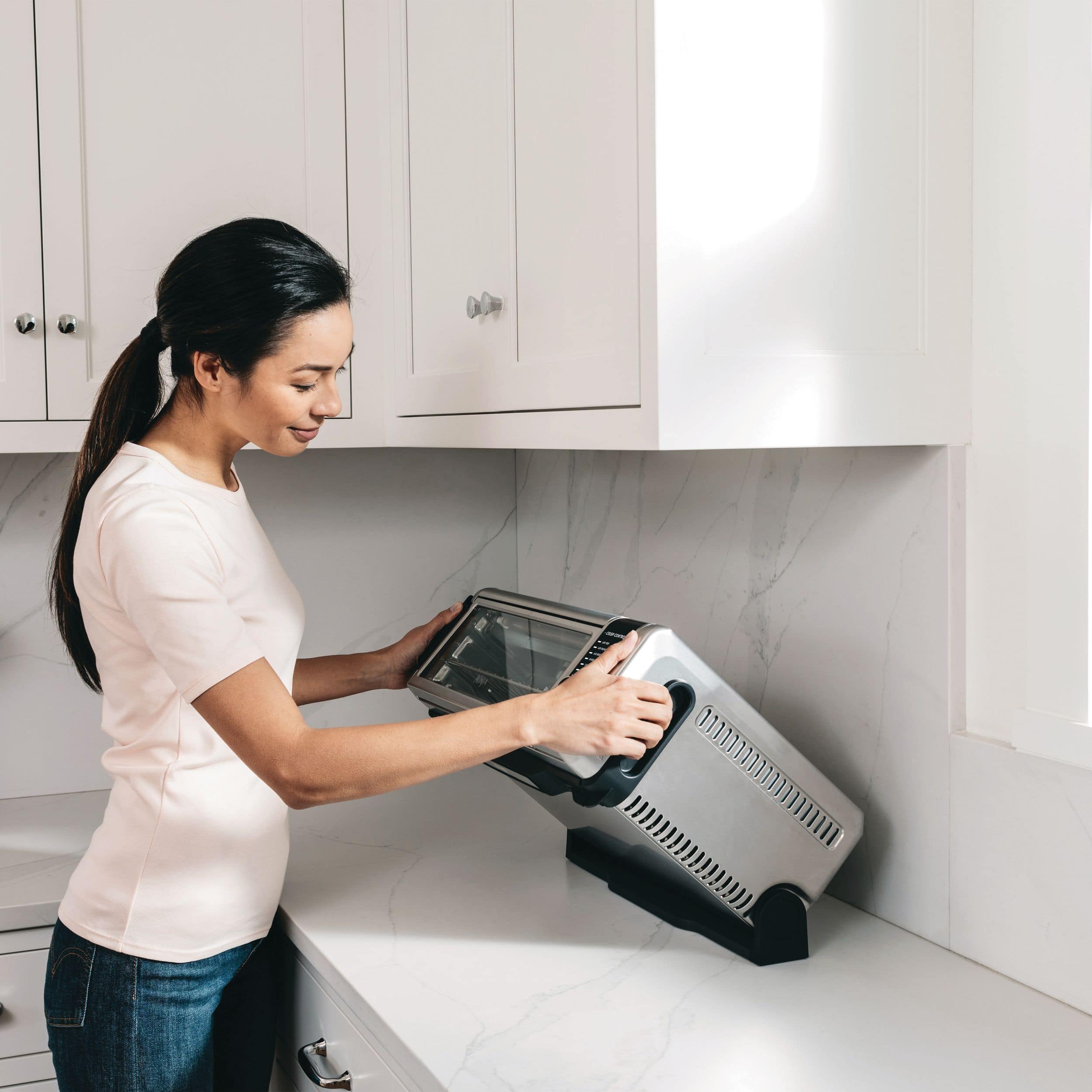 Toaster oven that folds up sale