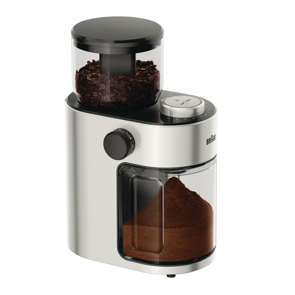 Moulin à café/épices Braun avec 15 options de réglage, acier inoxydable, 12 tasses Canadian Tire