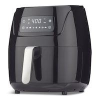 Vida by PADERNO Digital Air Fryer with Non-Stick Basket, 4.6-qt Front_Three_Fourths_Angled_Left