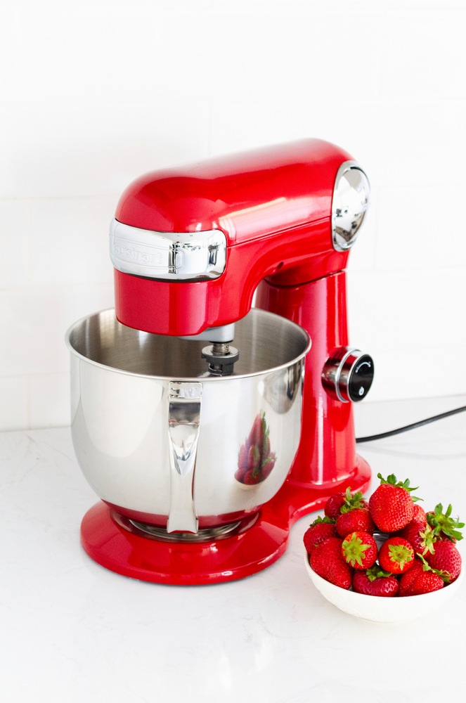 Cuisinart® Digital TiltHead Stand Mixer w/ 12 Speeds, Red, 5.5qt