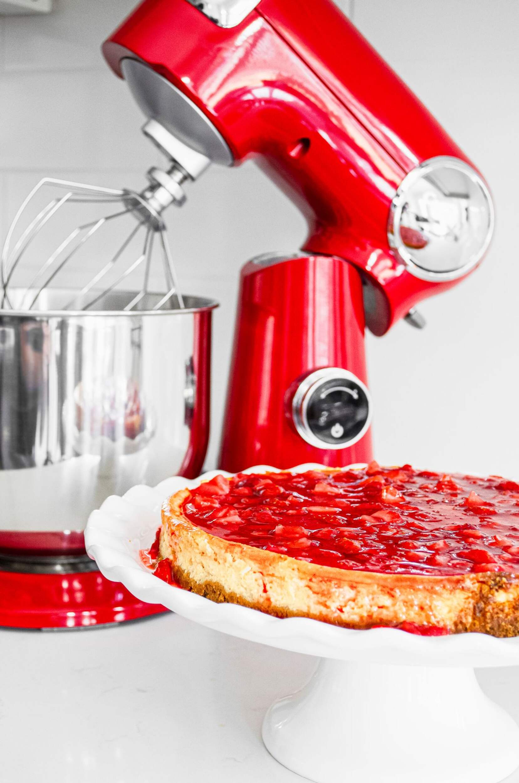 Cuisinart® Digital TiltHead Stand Mixer w/ 12 Speeds, Red, 5.5qt