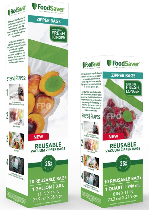 zipper seal vacuum sealer bags