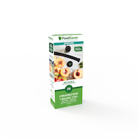 FoodSaver Reusable Zipper Vacuum Sealer Bags, 3.78L, 8-pk Front_Angled_Right