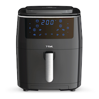 Friteuse à air T-fal Easy Fry, Grill & Steam XXL 3-en-1 avec technologie Extra Crisp, noir, 6,5 L
