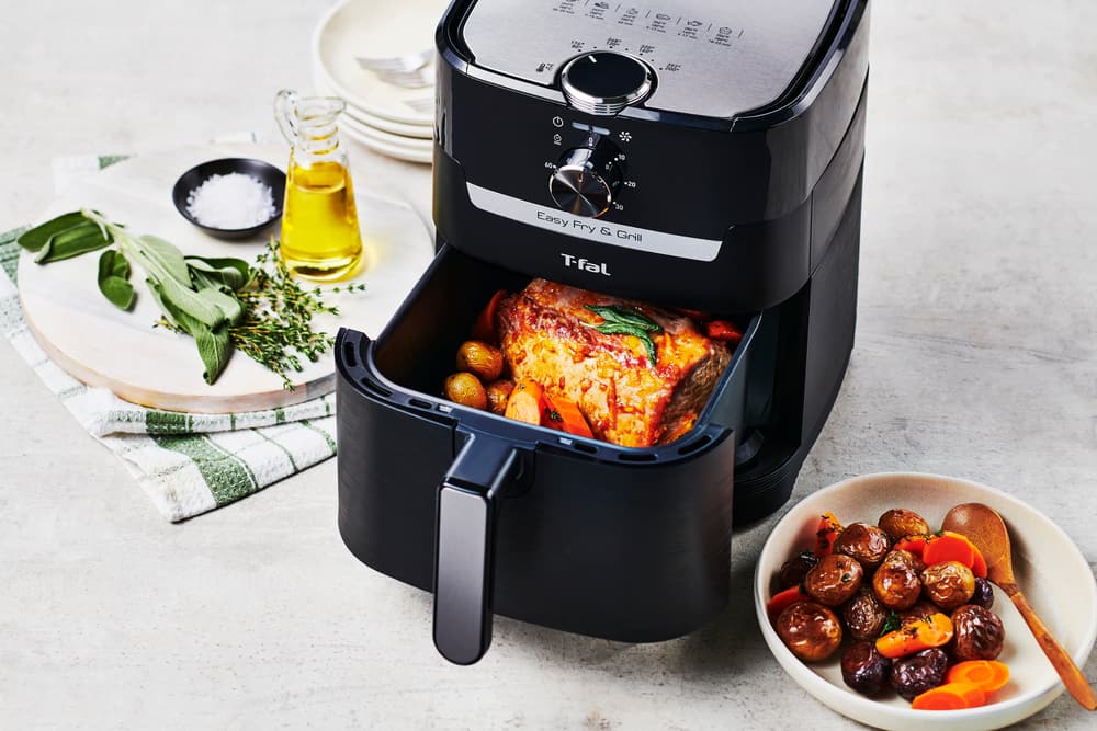 T-fal Easy Fry & Grill Precision 2-in-1 Air Fryer W/ Extra Crisp ...