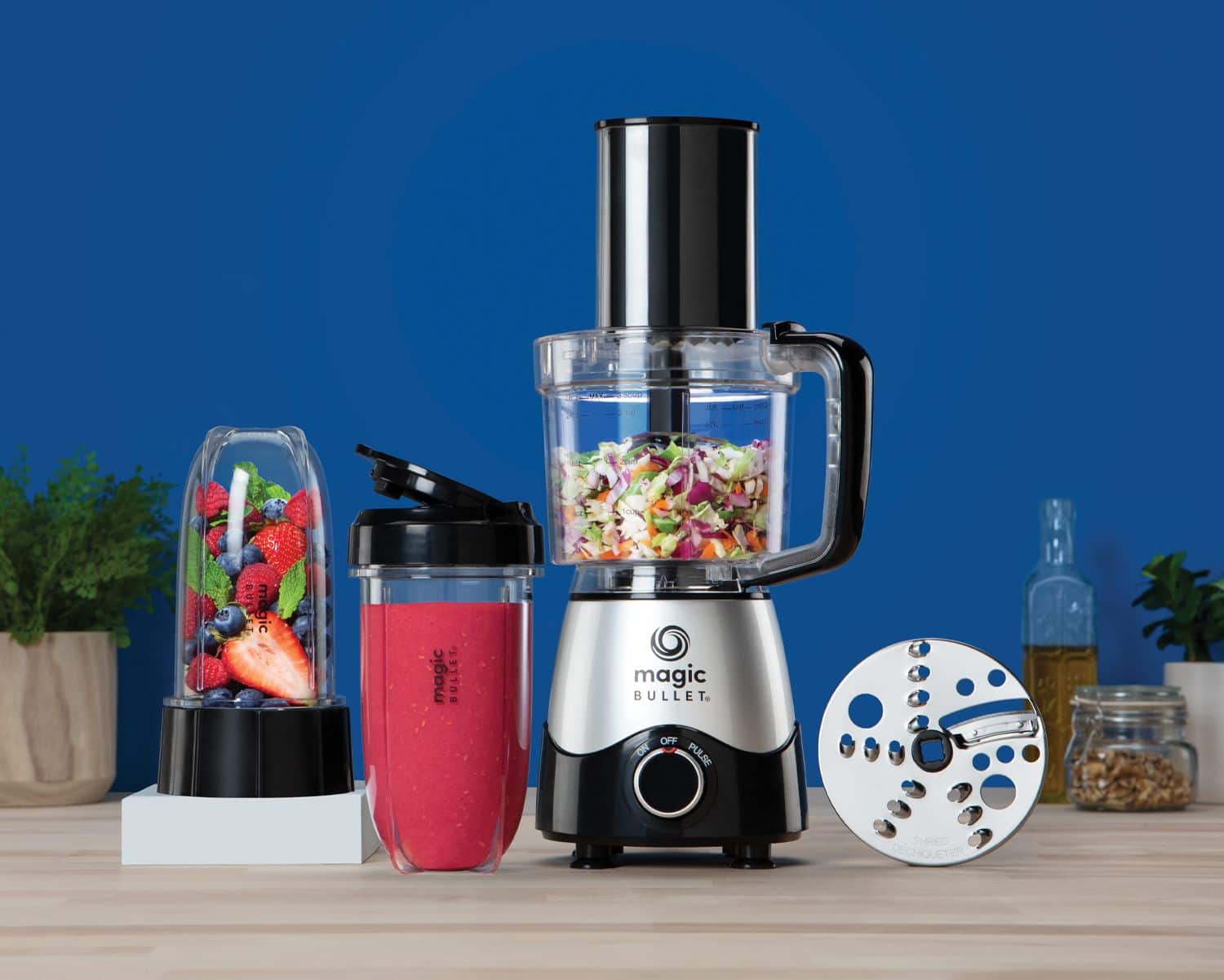 Magic Bullet Kitchen Express Countertop Blender Food Processor