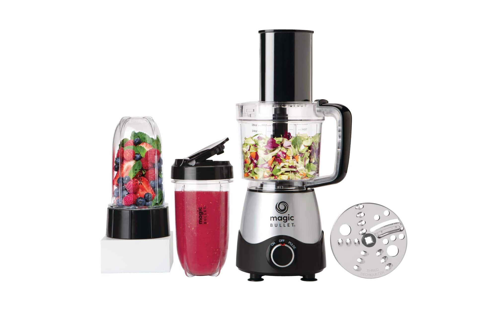 Magic Bullet Kitchen Express Countertop Blender Food Processor BPA Free Silver Black Canadian Tire