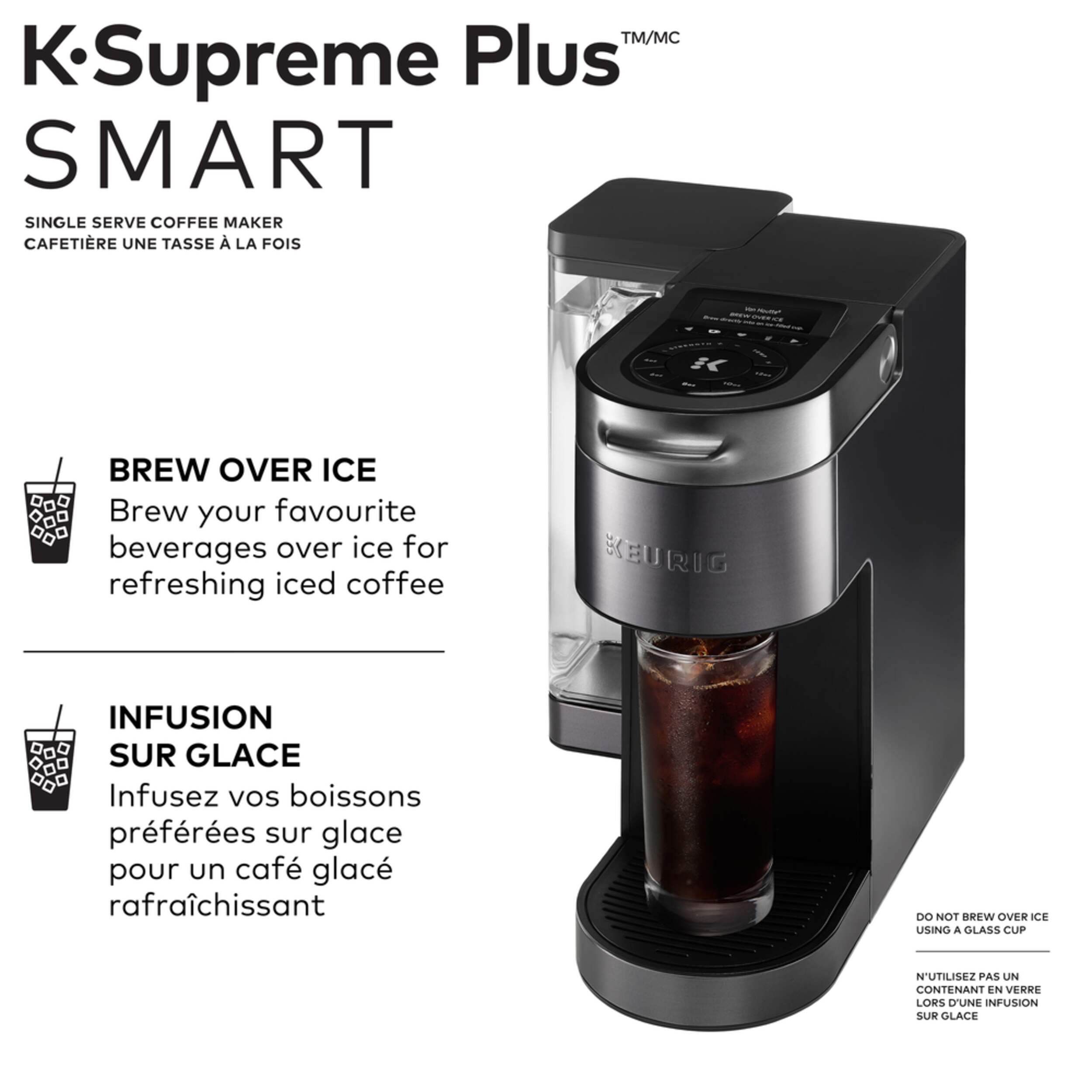 Keurig KSupreme Plus SMART Single Serve KCup Pod Coffee Maker With
