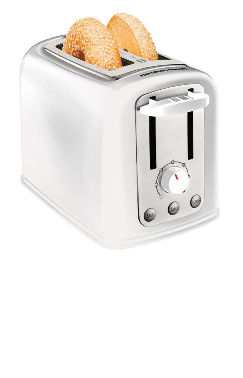 Hamilton Beach 2 Slice Toaster with Extra-Wide Slots, White - 22218