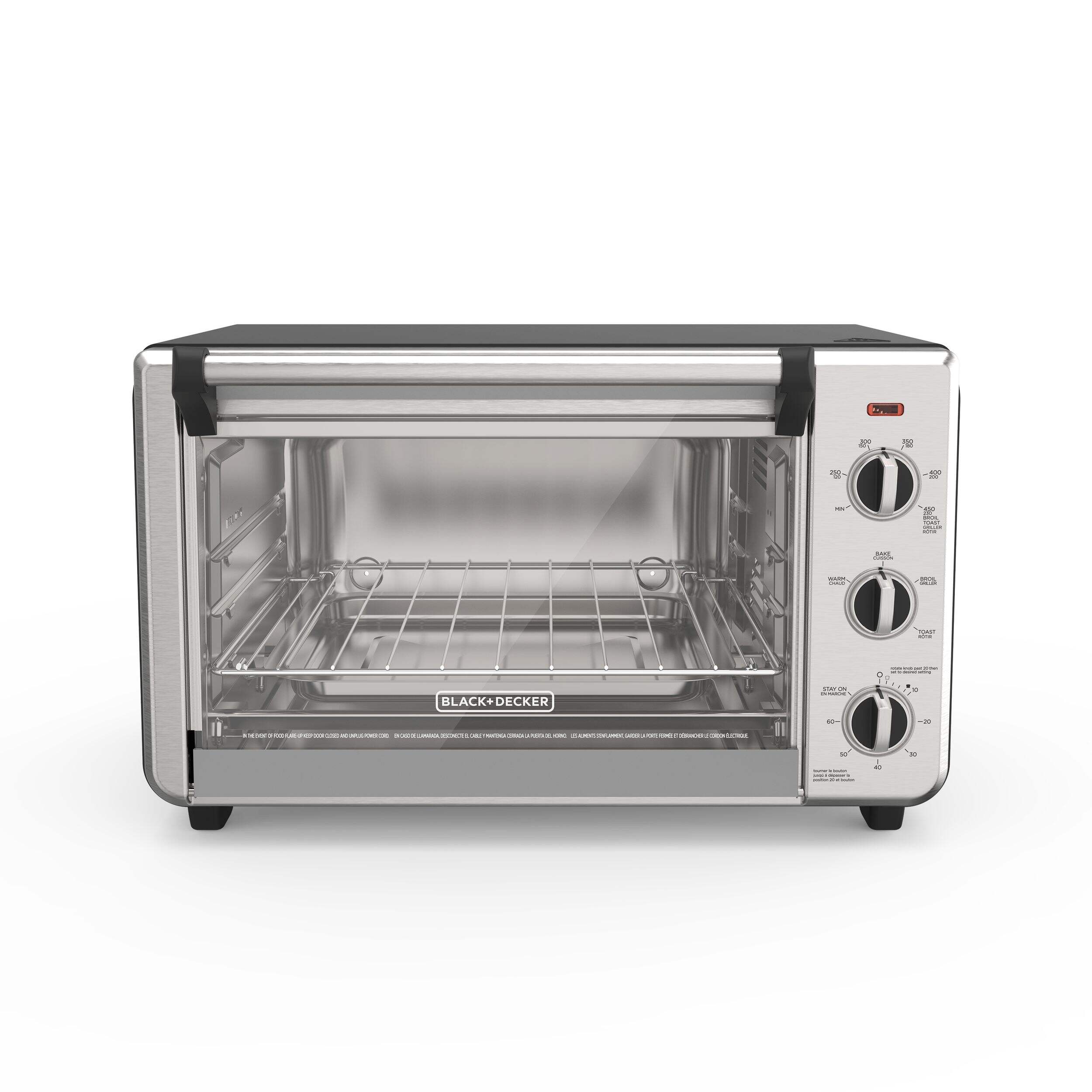 Black & Decker Convection Toaster Oven w/ 3 Functions, Stainless Steel, 6Slices Canadian Tire