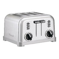 Cuisinart® Metal Classic Toaster w/ 6 Settings, Stainless Steel, 4-Slices Front_Angled_Right