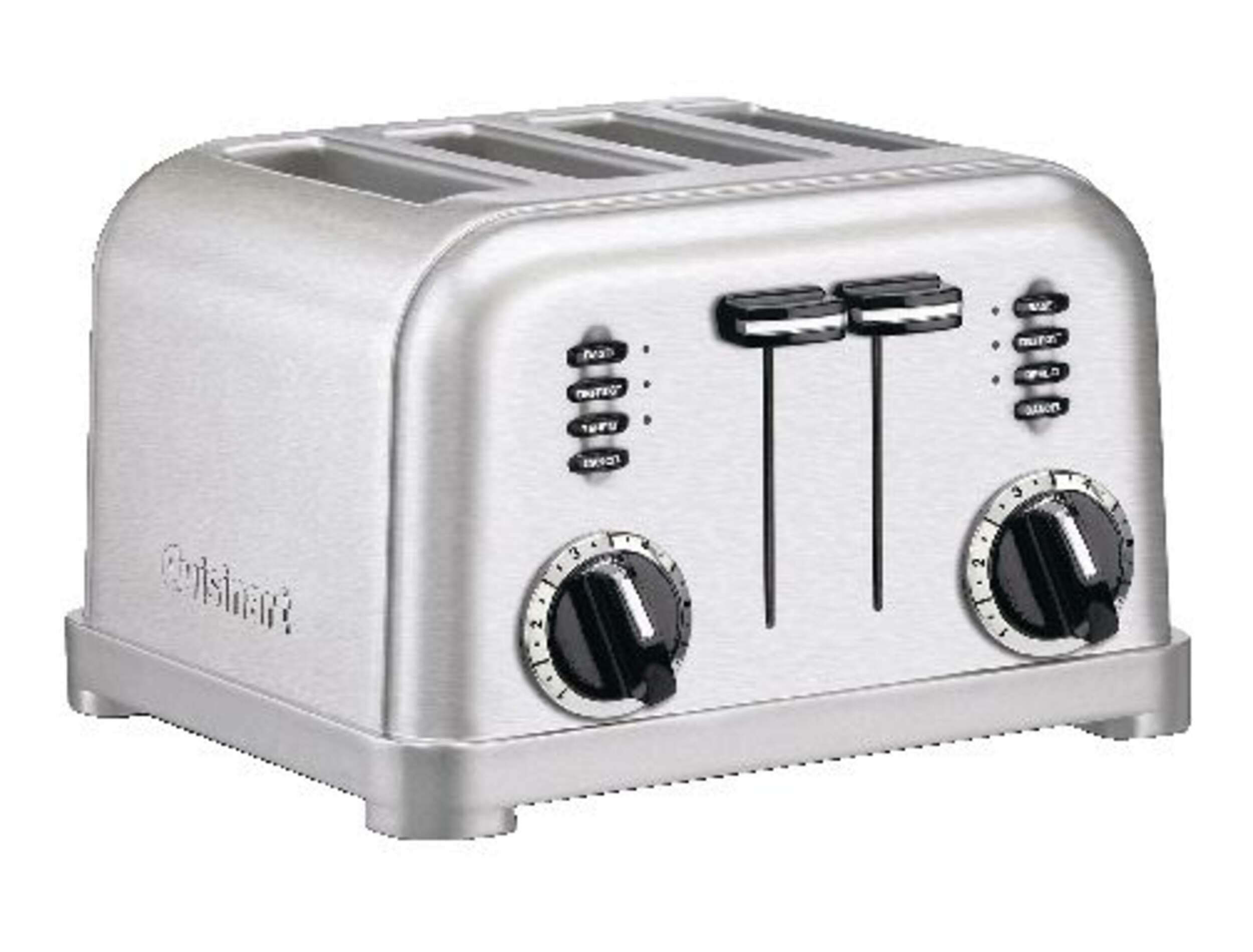 Cuisinart® Metal Classic Toaster w/ 6 Settings, Stainless Steel, 4-Slices Front_Angled_Right