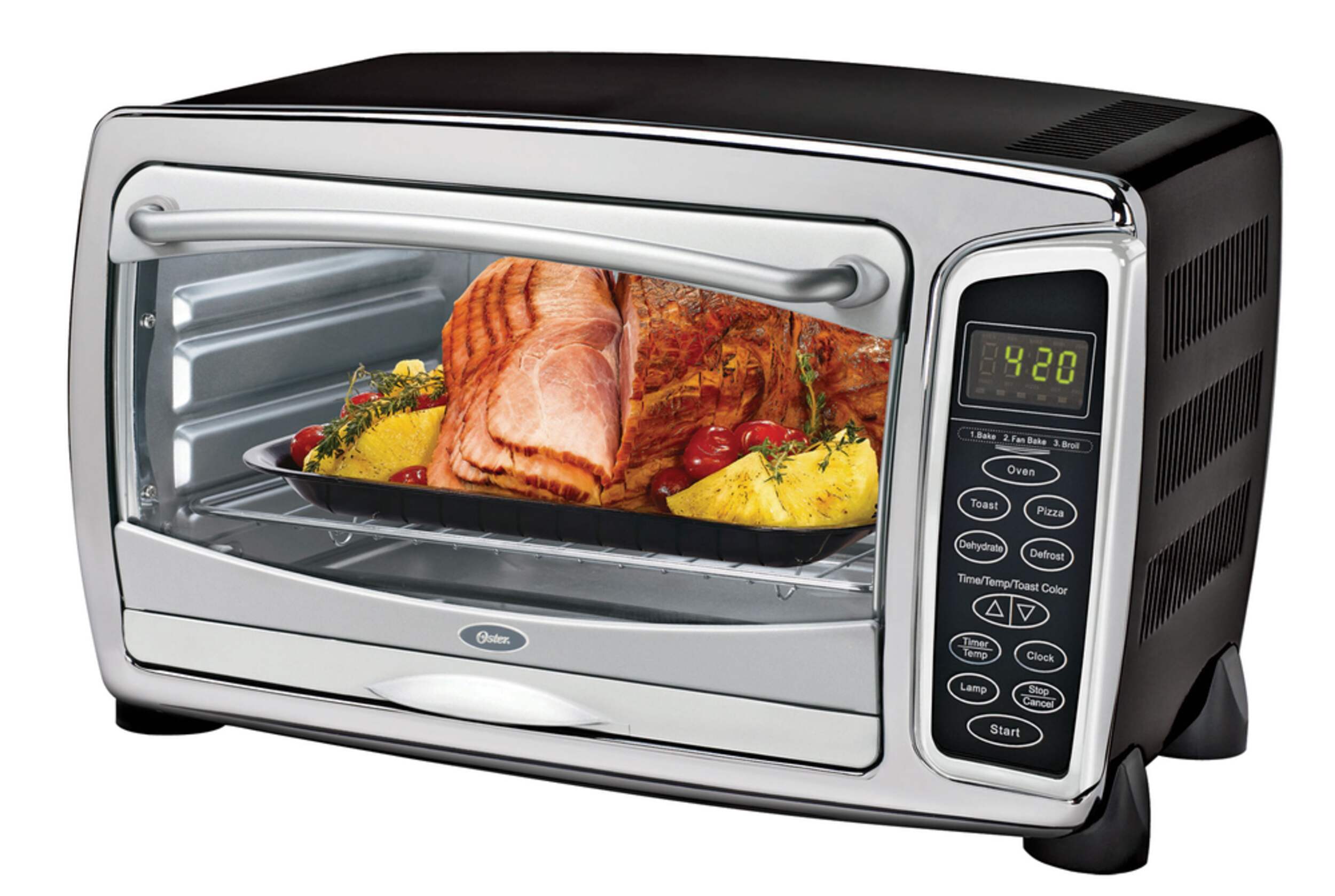 Oster Digital Toaster Oven, 6slice, Metallic Silver Canadian Tire