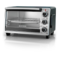 Black Decker Toaster Oven w 4 Functions Stainless Steel 6 Slices Canadian Tire