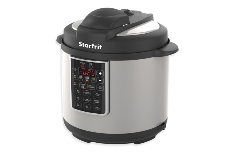 Starfrit Pressure Cooker w/ 9 Preset Functions, Stainless Steel, 6qt