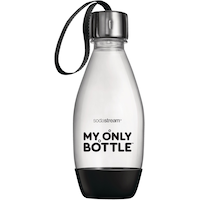 SodaStream My Only Bottle Loop, Dishwasher Safe, BPA-Free, Black, 0.5L Front_Flat