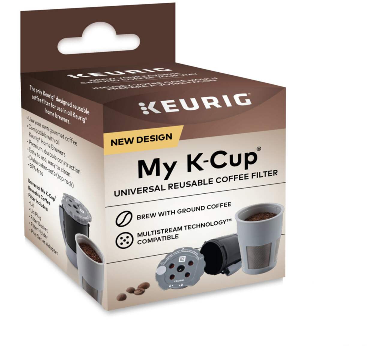 Reusable K Cups For Ninja Dual Brew Coffee Maker, Reusable K Pod With Clean  Brush, Permanent K Cups