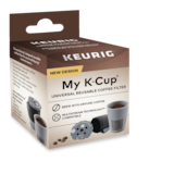 Keurig® My K-Cup Universal Reusable Coffee Filter, Dishwasher Safe, BPA-Free Front_Angled_Right