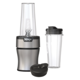 Ninja® Nutri Personal Blender with 2 Travel Jars, Silver, 591mL Front_Flat