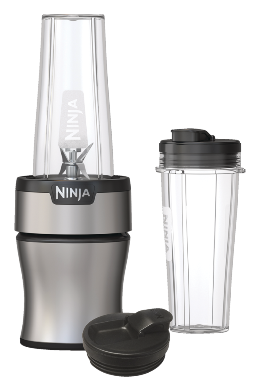 Ninja® Nutri Personal Blender w/ 2 Travel Jars, Silver, 591mL