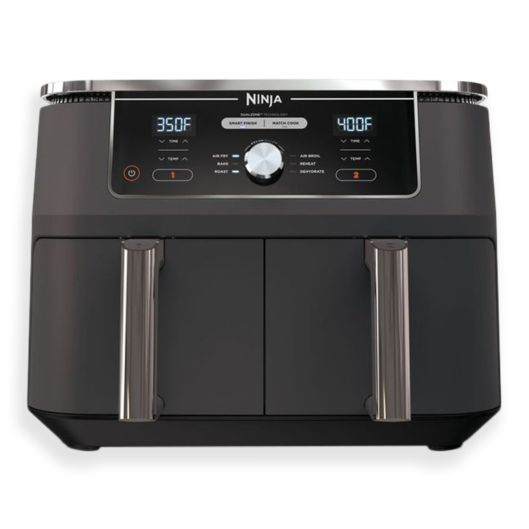 Ninja® Foodi™ Xl Dual Zone 6 In 1 Air Fryer W 2 Baskets Black 95l