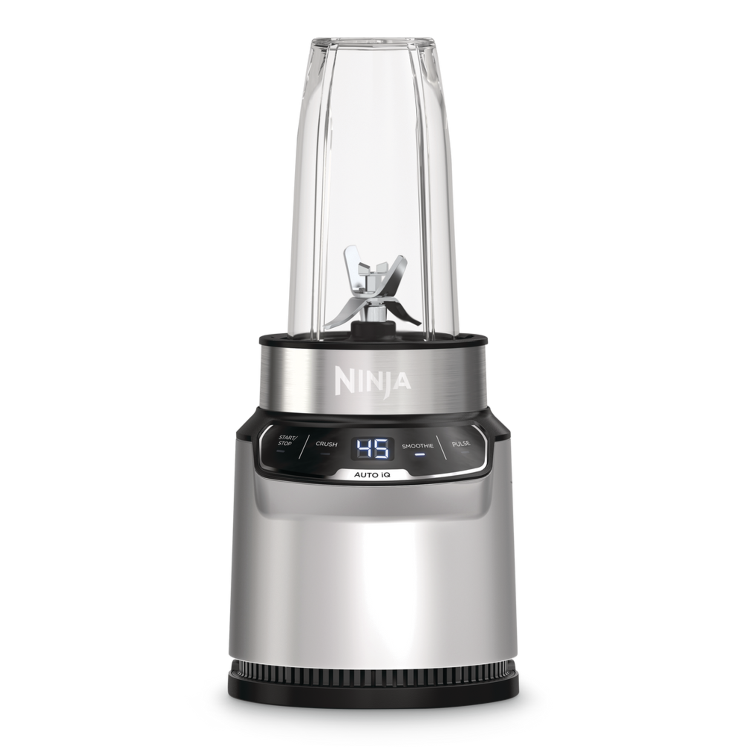 Ninja® NutriBlender Pro SingleServe Blender w/ 2 Travel Jars, Silver