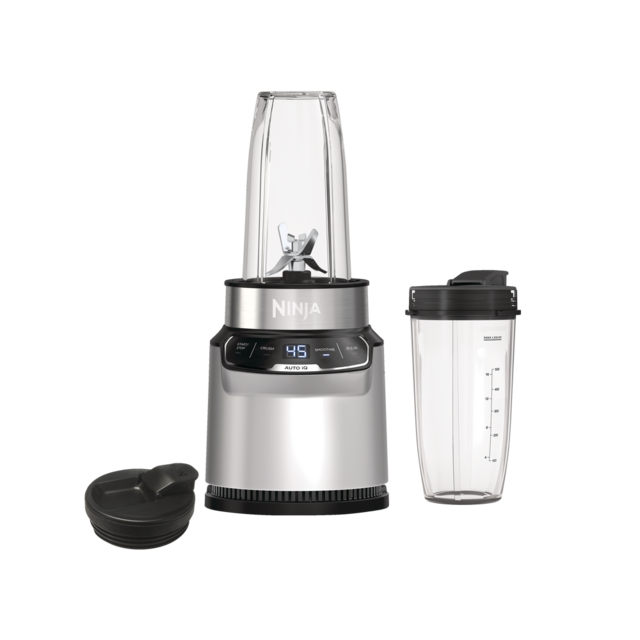 Ninja® NutriBlender Pro SingleServe Blender w/ 2 Travel Jars, Silver