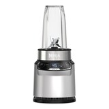 Ninja® Nutri-Blender Pro Single-Serve Blender w/ 2 Travel Jars, Silver, 710mL Front_Flat