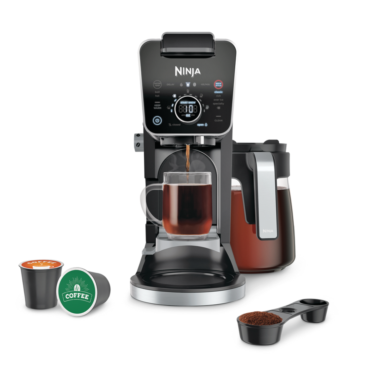 Machine à café à filtre,service unique,cafetière pour capsules k cup et café  moulu,Machine à thé,distributeur d'eau chaude