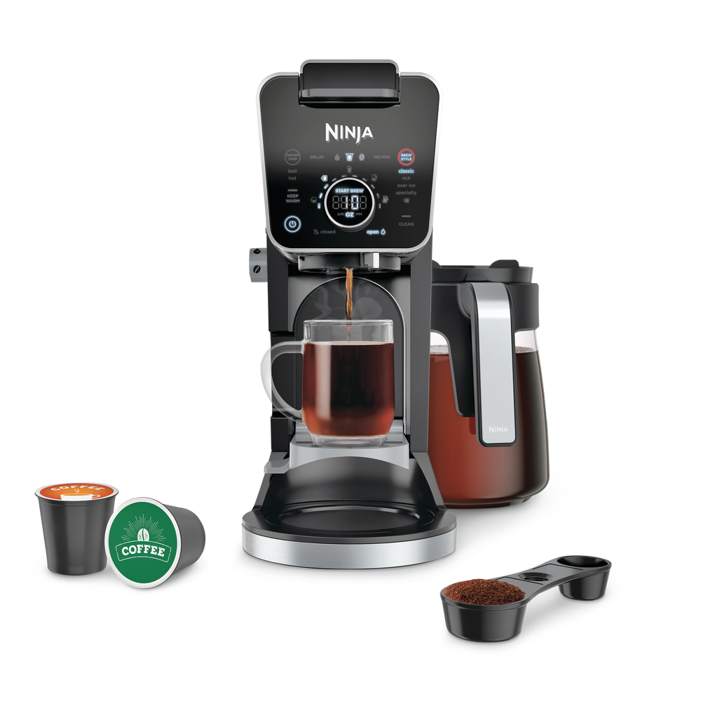 Ninja® DualBrew Pro Grounds & Pods Programmable Coffee System w/ Glass