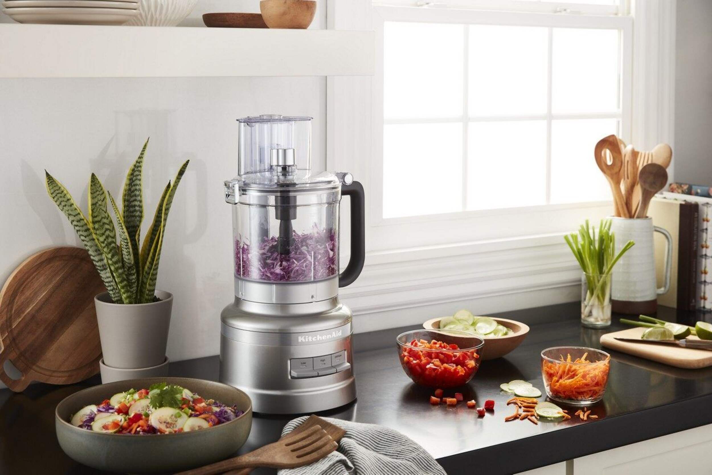 KitchenAid® Food Processor w/ Dicing Kit, Silver, 13 Cups Canadian Tire