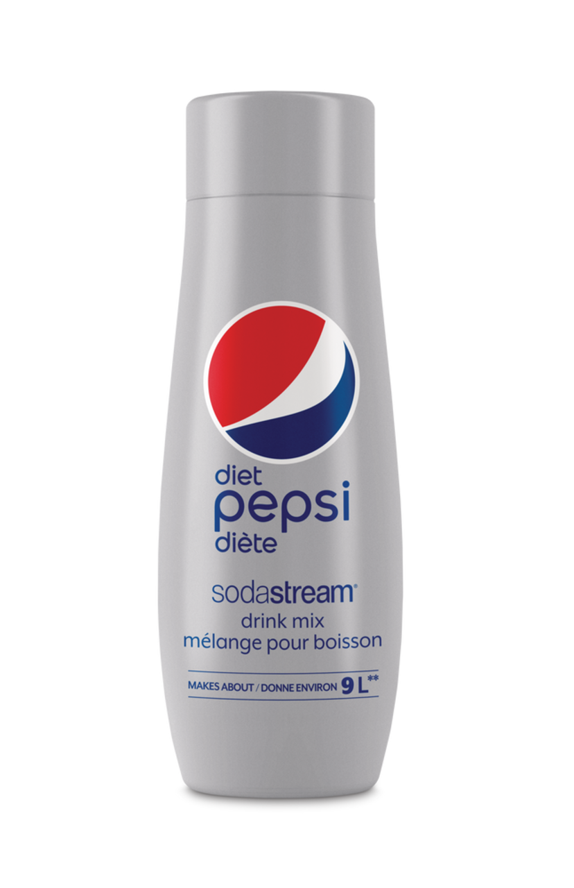 Set de sirops pour les machines à eau gazeuse SodaStream (Pepsi x
