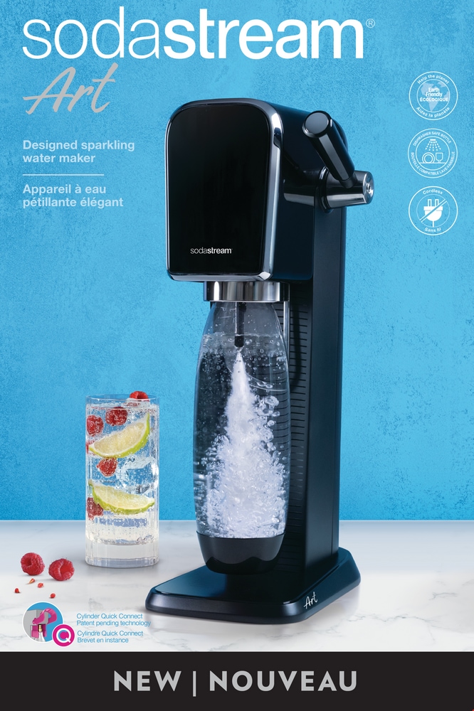 Machine à eau pétillante SodaStream Art, noir Canadian Tire