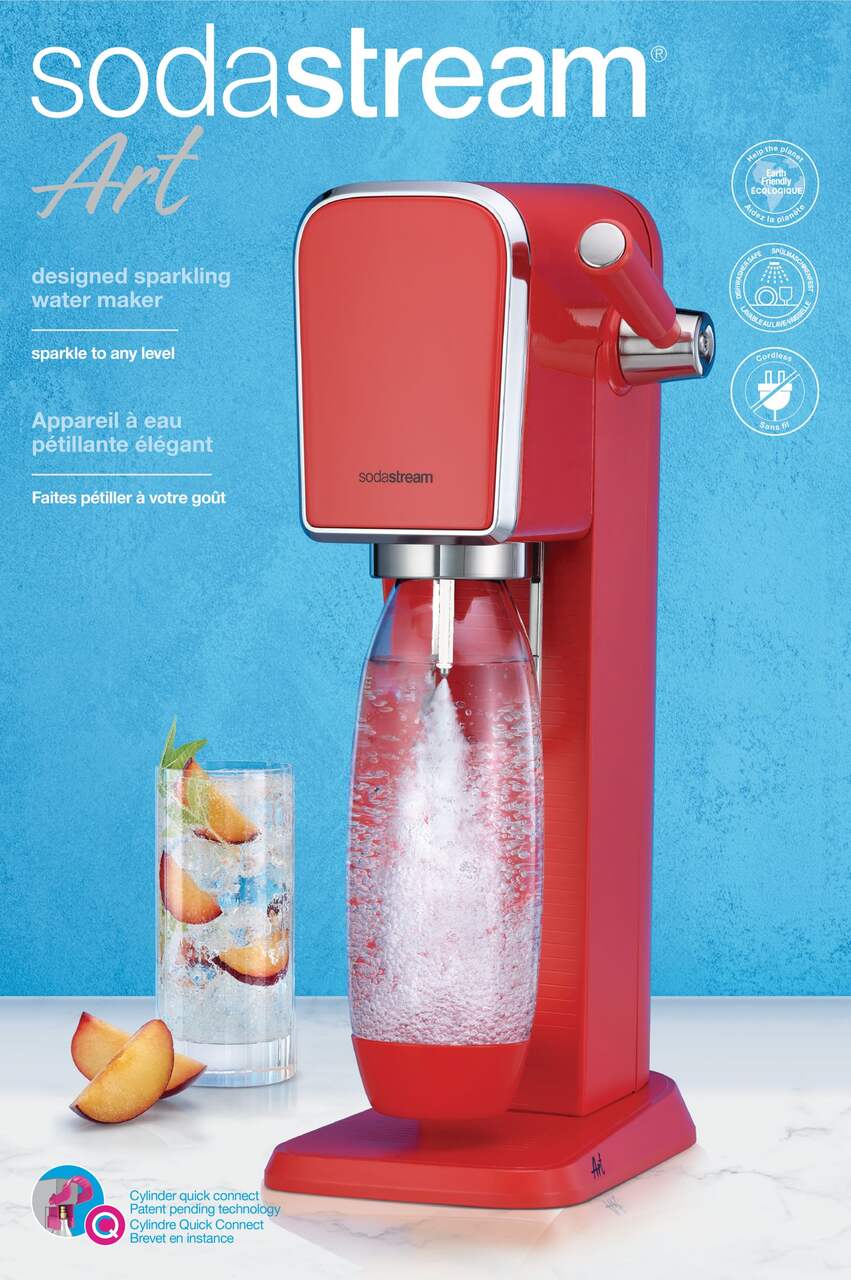 Machine à eau pétillante SodaStream Art, mandarine