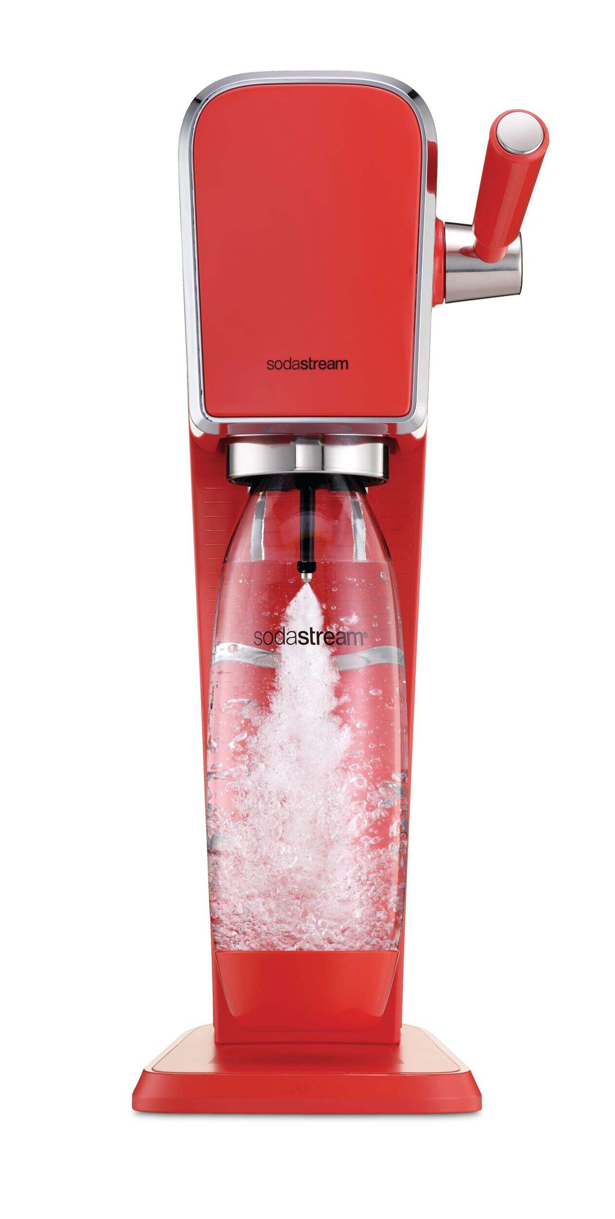 SodaStream Art Sparkling Water Maker, Mandarin Front_Flat