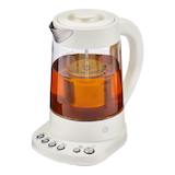 Vida by PADERNO Colour Series Electric Variable Temperature Steeping Kettle, Shortbread, 1.7-L Front_Three_Fourths_Angled_Left