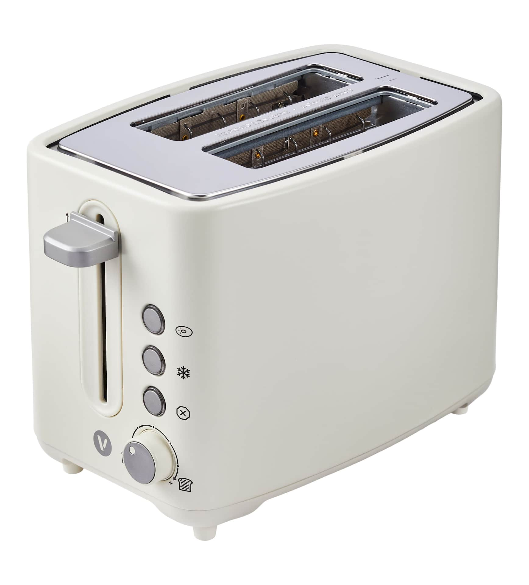 Vida by PADERNO Colour Series 2 Slice Toaster with 3 Settings Shortbread Canadian Tire