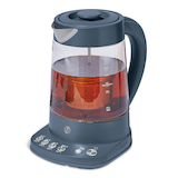 Vida by PADERNO Colour Series Electric Variable Temperature Steeping Kettle, Bluefin, 1.7-L Front_Three_Fourths_Angled_Left
