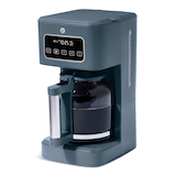 Vida by PADERNO Colour Series Programmable Coffee Maker with Auto Shut Off, Bluefin, 14-Cup Front_Three_Fourths_Angled_Left